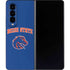 Boise State University Collegiate Text Galaxy Z Fold4 5G Skin
